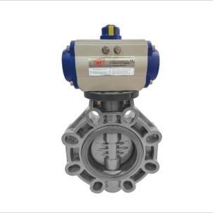 Absperrklappe - Xiamen Keheng Plastic Co., Ltd. - pneumatisch / Steuerung / für Wasser