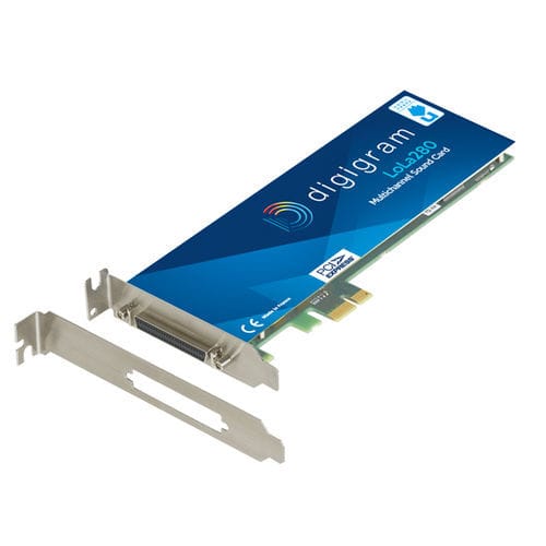 PCI-Express-Soundkarte - LoLa280 - DIGIGRAM - extraflach / Mehrkanal