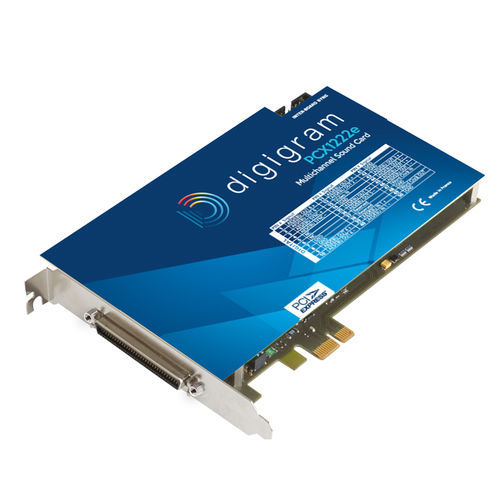 PCI-Express-Soundkarte - PCX1222E - DIGIGRAM - extraflach / Mehrkanal