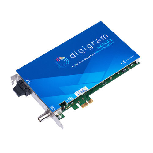 PCI-Express-Soundkarte - LX-MADI - DIGIGRAM - Mehrkanal / extraflach
