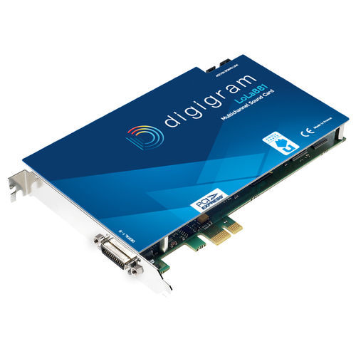 PCI-Express-Soundkarte - LOLA881 - DIGIGRAM - extraflach / Mehrkanal / Stereo