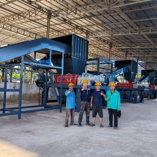 Primär-Schredder - MSW/RDF/SRF - ZhengZhou ZA ECOTECH Co.,Ltd - Einwellen / Kunststoff / für Abfall