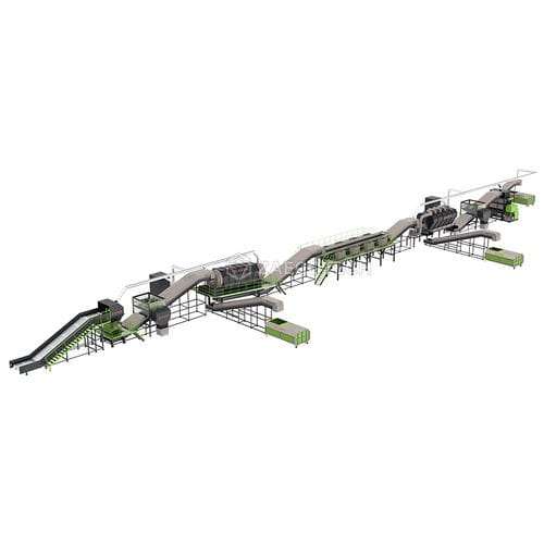 Abfallbehandlungsanlage für Mischabfall - RDF/GARBAGE/SOLID WASTE - ZhengZhou ZA ECOTECH Co.,Ltd - Kunststoff / Sperrmüll / für Privatgebrauch