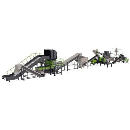 Gummi-Abfallbehandlungsanlage - TDF/Tire/Recycling - ZhengZhou ZA ECOTECH Co.,Ltd - automatisiert / mit Trennern / mit Reißwolf