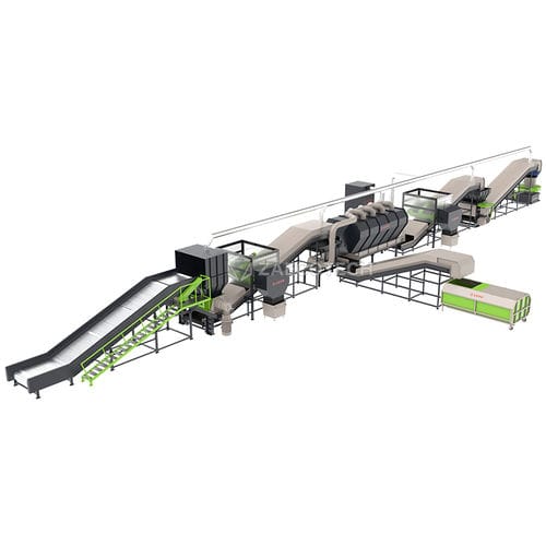 Kunststoffabfallbehandlungsanlage - Paper Mill Waste/Pulper Ropes/Ragger Wire - ZhengZhou ZA ECOTECH Co.,Ltd - Industrieabfälle / für Hausmüll / automatisiert