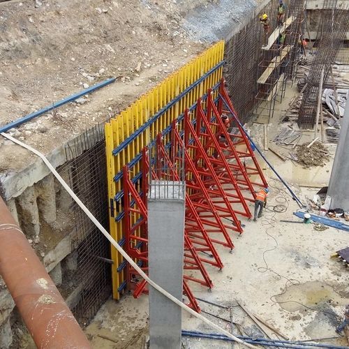 Einhäuptige Schalung - ASYAPI scaffolding - Wand / Damm / hoch