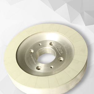Oberflächenbehandlungs-Schleifteller - 1A1-125	 - Advanced Technology and Materials Co.,Ltd. - zylinderförmig / Diamant / Keramik