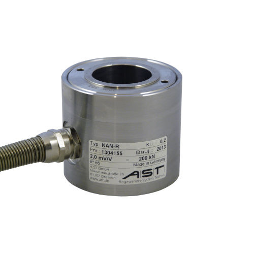 Druckkraft-Kraftaufnehmer - KAN-R - AST - Angewandte System Technik GmbH - Ring / für Kran / Edelstahl