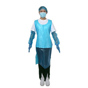 Arbeitsschürze - Hefei HaoXin Protective Technology Co., Ltd. - PE / unisex / blau