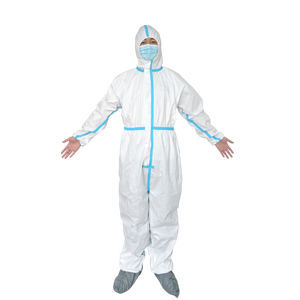 Wasserdichter Overall - Hefei HaoXin Protective Technology Co., Ltd. - Typ 5/6 / Polyethylen / für die Medizintechnik