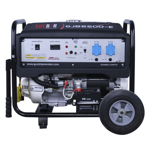 Benzinbetriebenes Stromaggregat - GJB6500-E - GUCBIR GENERATOR MANUFACTURING CO.LTD. - einphasig / auf Rollen / 50 Hz