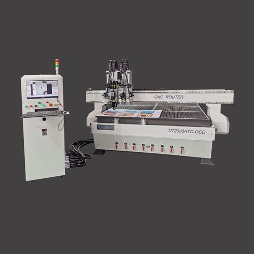 CNC-Konturfräsmaschine - UT2030ATC-OCD - Nanjing Unitec Technology Co.,LTD - 3-Achs / Spindel / Leder