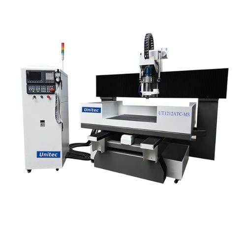 CNC-Konturfräsmaschine - UT1212ATC-MS - Nanjing Unitec Technology Co.,LTD - 3-Achs / 1-Spindel / Metall
