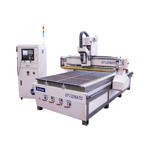 CNC-Konturfräsmaschine - UT1326ATC - Nanjing Unitec Technology Co.,LTD - XYZ / für Acryl / Absaugung