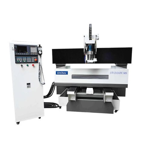 Spindel-Graviermaschine - UT1212ATC-MS - Nanjing Unitec Technology Co.,LTD - Metall / Kunststoff / Aluminium