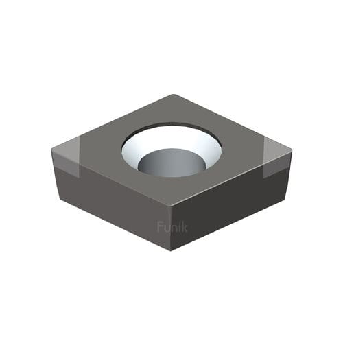 Drehwendeschneidplatte - CCGW09T3 - Funik Ultrahard Material Co., Ltd. - CBN / PCBN / für Gusseisen