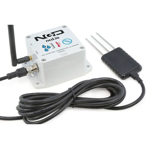 Leitfähigkeitssensor für Boden - PR55-57D - National Control Devices - drahtlos / IoT / mit Temperaturmessung