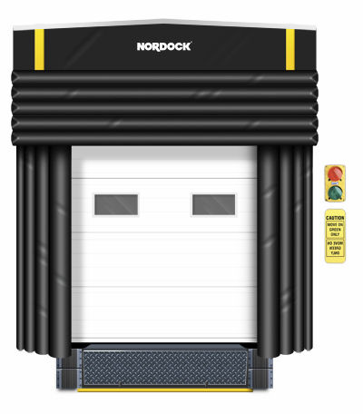 Aufblasbare Verladeschleuse - IS-550 series - Nordock Inc. - isotherm