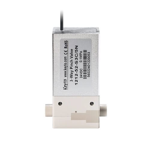 Direktgesteuertes Magnetventil - 1212 - Keyto Fluid Technology - 3-Wege / platzsparend / Quetsch