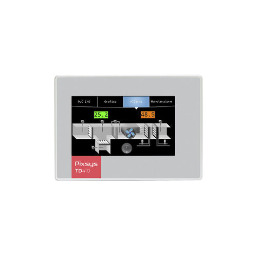 HMI mit resisitivem Touchscreen - TD410 - Pixsys - embedded / 480 x 272 / ARM Cortex-A8