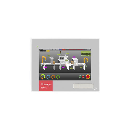 HMI mit Touchscreen - TD710 - Pixsys - einbaufähig / 800 x 480 / ARM Cortex-A8