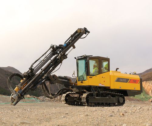 Bohrgerät auf Raupen - TAIYE-T45-TH - Xuanhua Taiye Drilling Machinery Co.,LTD - LKW-montiert / drehbar / Imlochhammer