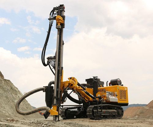 Drehbares Bohrgerät - TAIYE-370-DTH - Xuanhua Taiye Drilling Machinery Co.,LTD - hydraulisch / für Baustellen