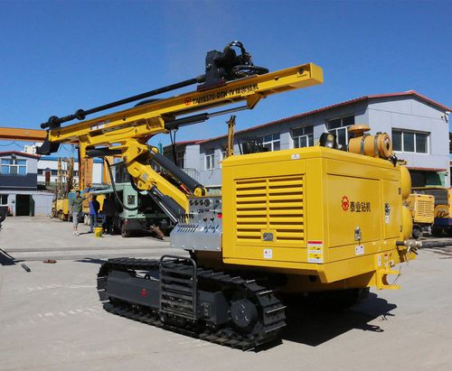 Bohrgerät auf Raupen - TAIYE-370A-DTH - Xuanhua Taiye Drilling Machinery Co.,LTD - drehbar / Imloch / hydraulisch