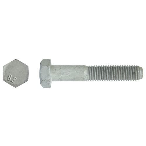 Sechskantschraube - 931 8.8 HDG - Chavesbao - Spanner / galvanisiertem Stahl / DIN