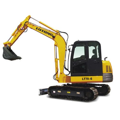 Minibagger - LT70-6 - Luoyang Lutong Heavy Industry Machinery Co., Ltd - auf Raupen / Diesel / für Forstwirtschaft