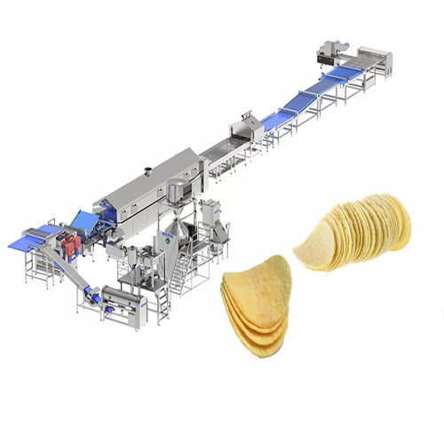 Vollautomatische Produktionsanlage für Chips - HJ1200 - Guangdong Shunde Huaji Machinery Industrial Co., Ltd. - für Kartoffeln
