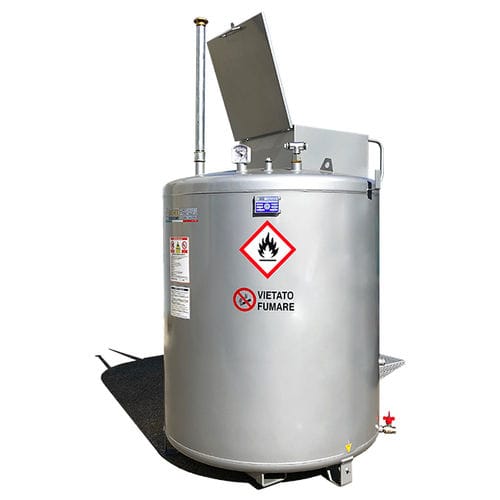Diesellager-Becken - GE - Demo Serbatoi - für Generator / Kohlenstoffstahl / zylinderförmig
