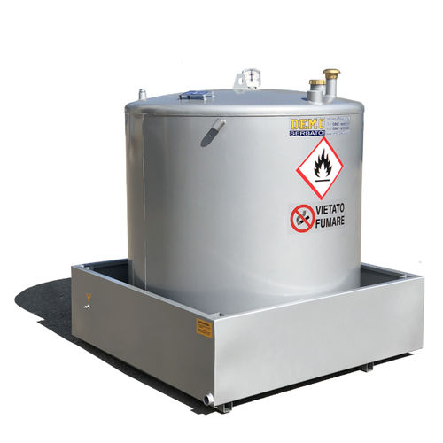 Diesellager-Becken - DIESEL-STOCK 995 - Demo Serbatoi - für die Brandbekämpfung / Kohlenstoffstahl / zylinderförmig