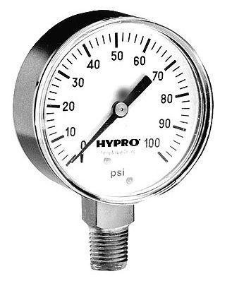 Manometer mit Zifferblatt-Anzeige - SG series - Hypro Pressure Cleaning - Gewinde / Rohrfeder / Prozess
