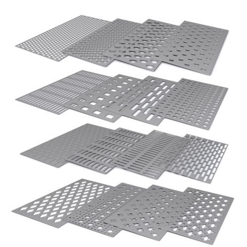 Aluminiumplatten - ALU-STOCK, S.A. - perforiert / quadratisch