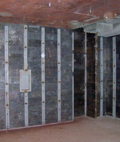 Stahl-Mauerschutz - DIB PRODUCTION - Blei / bodenfixiert