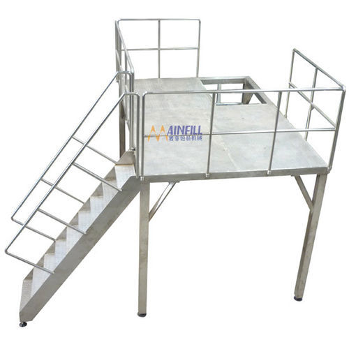 Arbeitsplattform - JIAXING MAINFILL Packaging Machinery Co.,Ltd - Zugang / mit Sicherheitsgeländer