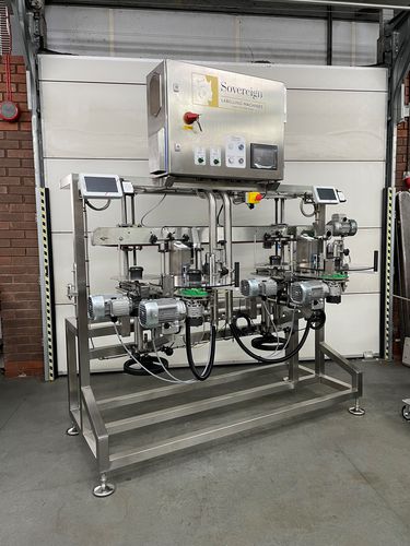 Automatische Etikettiermaschine - Monarch - Sovereign Labelling Machines Limited - für Flaschen / für die Lebensmittel- und Getränkeindustrie