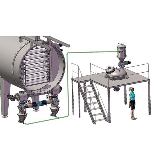 Vakuumtrockner - BVD - Wenzhou Jinbang Light Ind Machinery Co., Ltd - Sprüh / Heißdampf / kontinuierlich