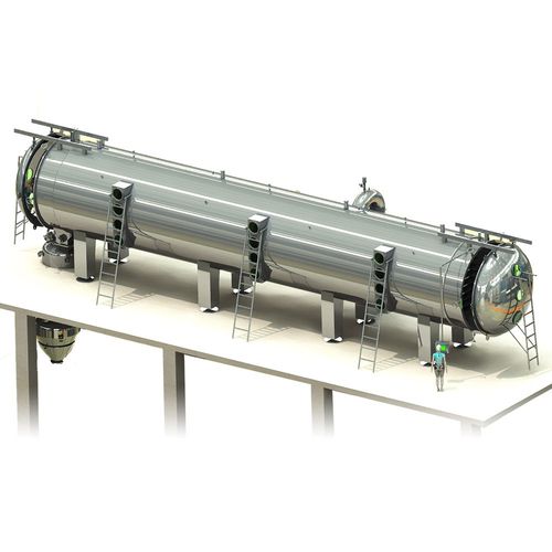 Vakuumtrockner - Wenzhou Jinbang Light Ind Machinery Co., Ltd - kontinuierlich / für die Lebensmittelindustrie / für die Pharmaindustrie