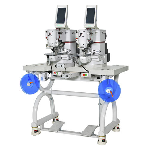 Doppelnadel-Nähmaschine - JYL-B0506-DWS - Guangdong Jin Yue Lai Automation Equipment Co.,Ltd - Augenknopfloch / für Schirmmützen / Tisch