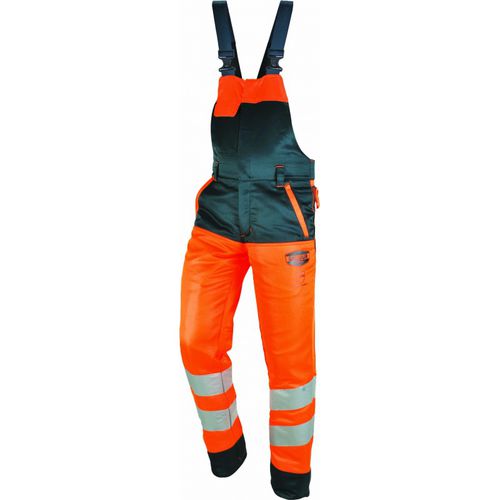 Arbeitslatzhose - GLOW - Solidur - Schnittschutz / Warnschutz / Polyester