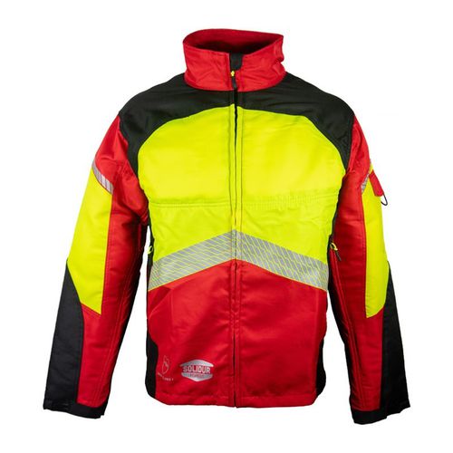 Arbeitsjacke - AUTHENTIC - Solidur - Schnittschutz / Warnschutz / polyurethanbeschichtet