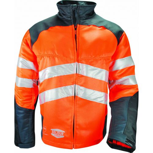Arbeitsjacke - GLOW - Solidur - Warnschutz / Polyester / orange