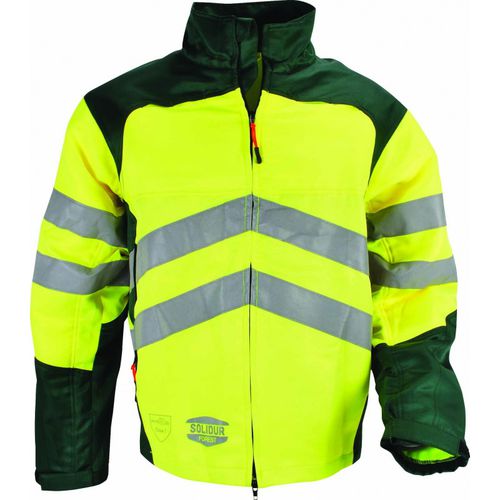 Arbeitsjacke - GLOW - Solidur - Schnittschutz / Warnschutz / Polyester