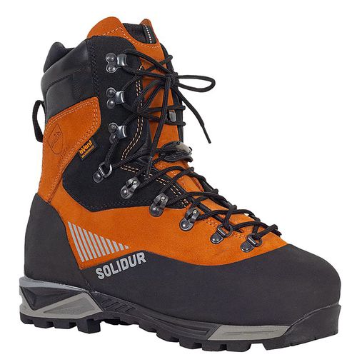 Schuhe für Forstarbeiten - LOGWOOD - Solidur - wasserdicht / stichfest / stoßfest