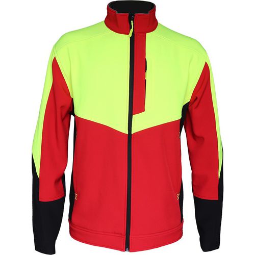Arbeitsjacke - ODON - Solidur - Polyester / Elasthan / rot