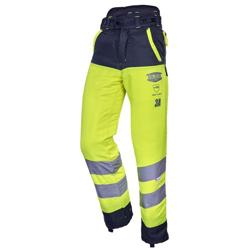 Arbeitshose - GLOW - Solidur - Warnschutz / Schnittschutz / Polyester