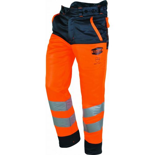 Arbeitshose - GLOW - Solidur - Warnschutz / Schnittschutz / Polyester