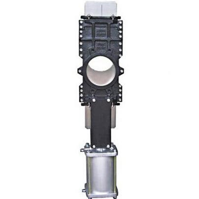 Plattenschieber - China MED Valve Co., Ltd. - mit Handrad / pneumatisch / für Wasser